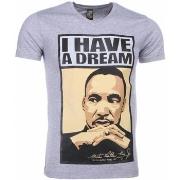 T-shirt Korte Mouw Local Fanatic Martin Luther King I Have A Dream