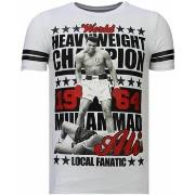 T-shirt Korte Mouw Local Fanatic Greatest Of All Time Ali