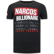 T-shirt Korte Mouw Local Fanatic Prin Narcos