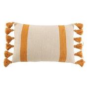 Kussens J-line COUSSIN PLAG RAY RECT COT OCRE (40x60x12cm)