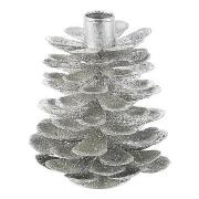 Kerst decoraties Bizzotto P.CANDELA1P PINEAL ARGENTO H14