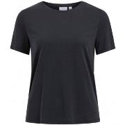 Sweater Vila Modala O Neck T-Shirt - Black
