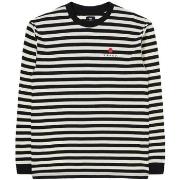 T-shirt Edwin Basic Stripe T-Shirt LS - Black/White