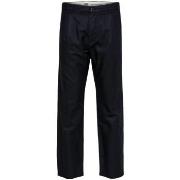 Broeken Selected Relaxed Jones Linen - Black