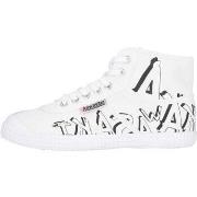Sneakers Kawasaki Graffiti Canvas Boot K202415-ES 1002 White
