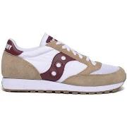 Sneakers Saucony Jazz original vintage S70368 117 Tan/White/Wine