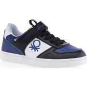 Lage Sneakers Benetton gympen / sneakers jongen blauw