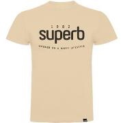 T-shirt Korte Mouw Superb 1982 3000-CREAM