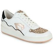 Lage Sneakers Bons baisers de Paname LOULOU BLANC ROSE GOLD GLITTER
