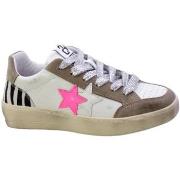 Lage Sneakers Twostar Sneakers Donna Bianco/Taupe 2sd4273