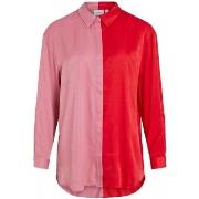 Blouse Vila Shirt Silla L/S - Flame Scarlet