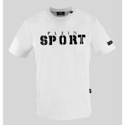 T-shirt Korte Mouw Philipp Plein Sport tips40001 white