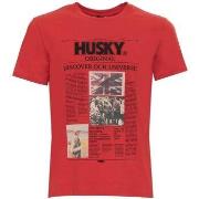 T-shirt Korte Mouw Husky hs23beutc35co196-tyler-c390-f46 red