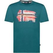 T-shirt Korte Mouw Geographical Norway SY1366HGN-GREEN SAPIN