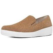 Mocassins FitFlop SUPERSKATE TM PERF SOFT BROWN SUEDE