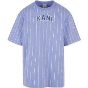 Polo Shirt Lange Mouw Karl Kani SMALL SERIF PINSTRIPE TEE 6069097