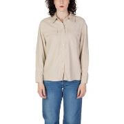 Overhemd Only ONLCARO L/S OVS LINEN BL SHIRT CC PNT 15278795