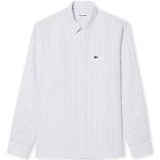 Overhemd Lange Mouw Lacoste Shirt CH6985 - Blue/Blanc