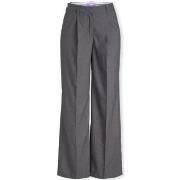 Broeken Jjxx Noos Ellis Wide Trousers - Dark Grey Melange