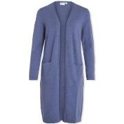 Mantel Vila Noos Ril Long Cardigan - Bijou Blue