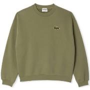 Sweater Lacoste Loose Fit Badge Accent Sweatshirt - Vert Kaki