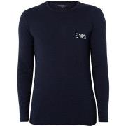 Pyjama's / nachthemden Emporio Armani Lounge T-Shirt Met Lange Mouwen ...