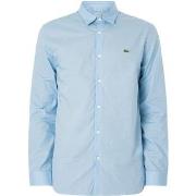 Overhemd Lange Mouw Lacoste Slim Fit Logo-Shirt