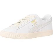 Lage Sneakers Puma Leren Clyde Base-sneakers