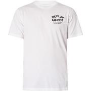 T-shirt Korte Mouw Replay Geluiden Grafisch T-shirt