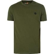 T-shirt Korte Mouw Timberland Slim Fit T-shirt met geborduurd logo