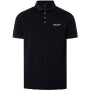 Polo Shirt Korte Mouw EAX Poloshirt met logo op de borst