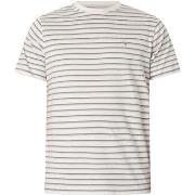 T-shirt Korte Mouw Barbour T-shirt met pontestrepen