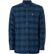 Overhemd Lange Mouw Lyle &amp; Scott Tonaal geruit flanellen overhemd