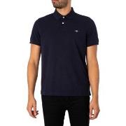 Polo Shirt Korte Mouw Gant Normaal Shield Piqué Poloshirt