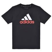 T-shirt Korte Mouw adidas Essentials Two-Color Big Logo Cotton T-Shirt