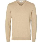 Sweater Selected Slhberg Ls Knit V-Neck Noos