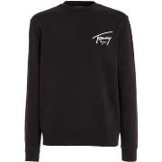 Sweater Tommy Jeans Signature Logo Graphic Sweatshirt Black