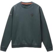 Sweater Napapijri Badge Sweatshirt Green Urban