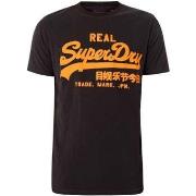 T-shirt Korte Mouw Superdry Neon Vintage Logo Grafisch T-shirt