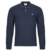 Polo Shirt Lange Mouw Gant REG SHIELD LS PIQUE RUGGER