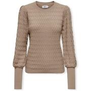 Trui Only Noos Faye Life Knit - Silver Mink