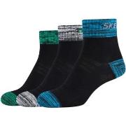 Sokken Skechers 3PPK Boys Mesh Ventilation Quarter Socks