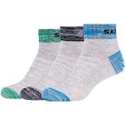 Sportsokken Skechers 3PPK Wm Mesh Ventilation Quarter Socks