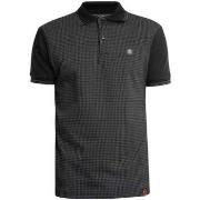 Polo Shirt Korte Mouw Trojan Poloshirt met pied-de-poule-paneel