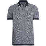 Polo Shirt Korte Mouw Ted Baker Regular Geo Text Textured Poloshirt