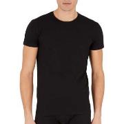 T-shirt Emporio Armani Iconic Lounge Stretch Piquet T-Shirt Black