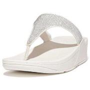 Teenslippers FitFlop LULU CRYSTAL EMBELLISHED TOE-POST SANDALS CREAM