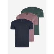 T-shirt Lyle &amp; Scott 3 pack t-shirt