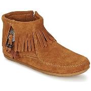 Laarzen Minnetonka CONCHO FEATHER SIDE ZIP BOOT