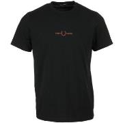 T-shirt Korte Mouw Fred Perry Embroidered Tee Shirt